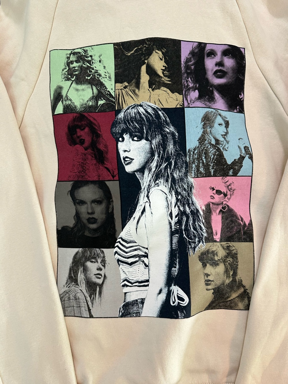 Taylor Swift Eras Tour Cream Hoodie